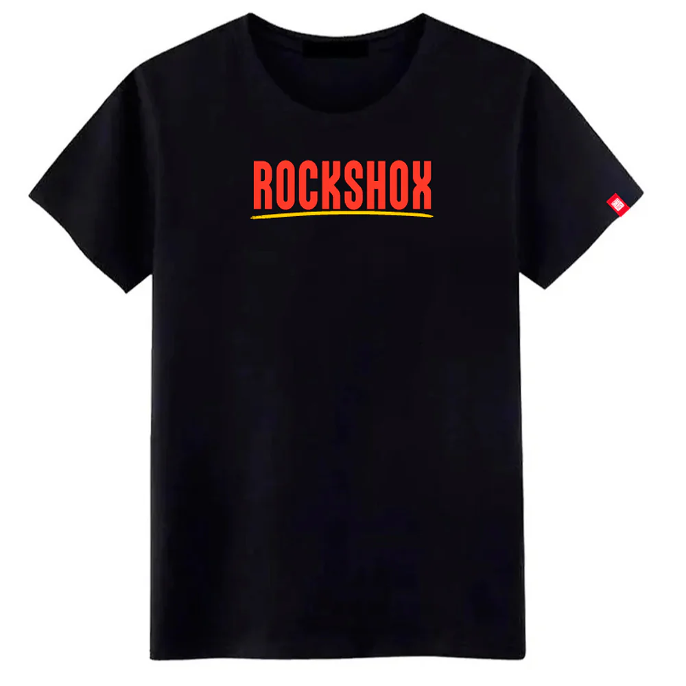 Polera Rockshox paint brush logo negro XL