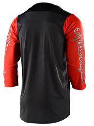 Polera Ruckus 3/4 Block Gray / Tangerine Troy Lee Designs - Image 2