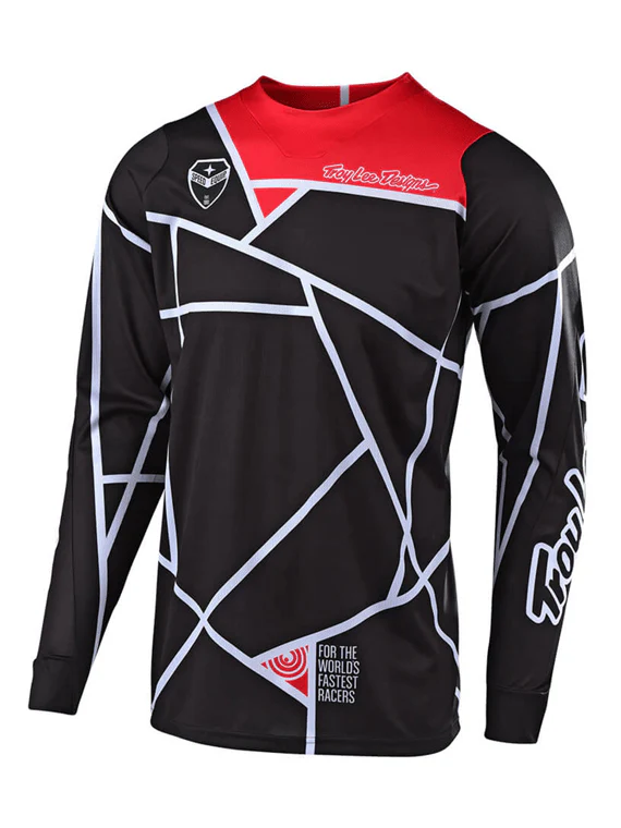 Polera Se Metric Black / White Troy Lee