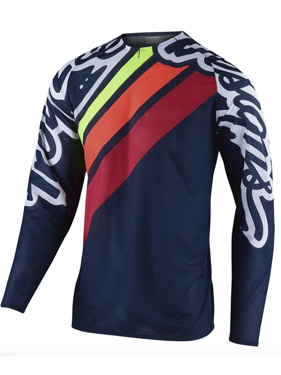 Polera Se Pro Air Seca 2.0 Navy / Orange Troy Lee Designs