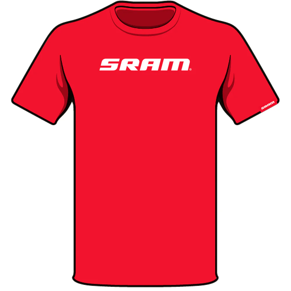 Polera  SRAM classic rojo L