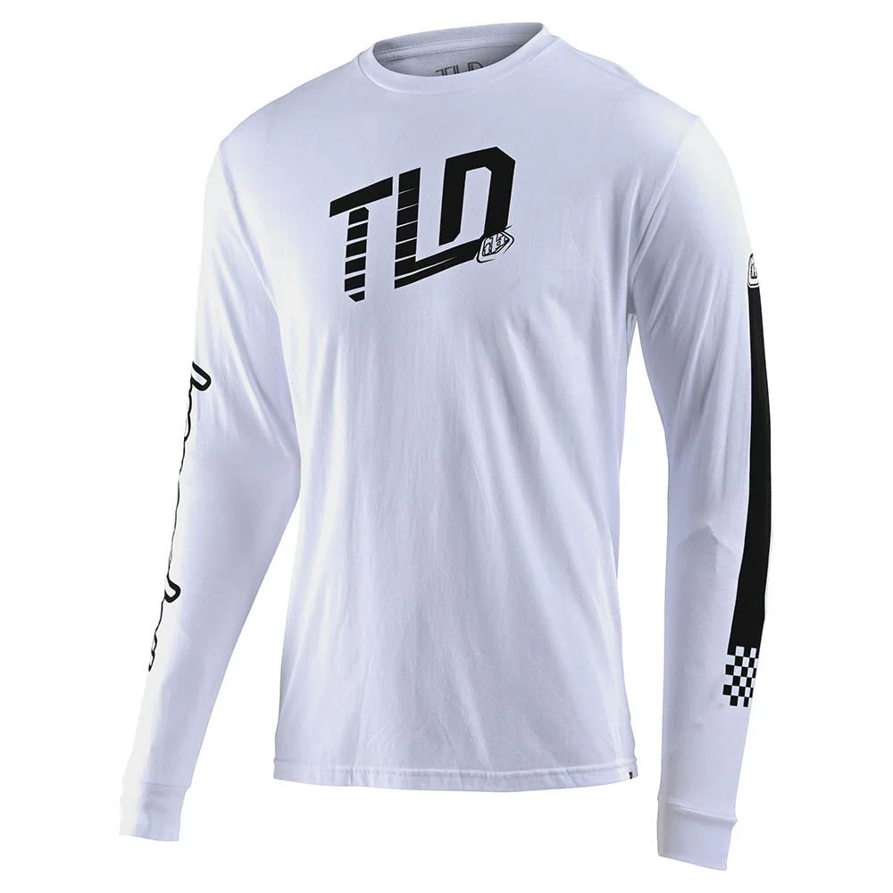 Polera Trackside L/S Blanco Troy Lee Designs