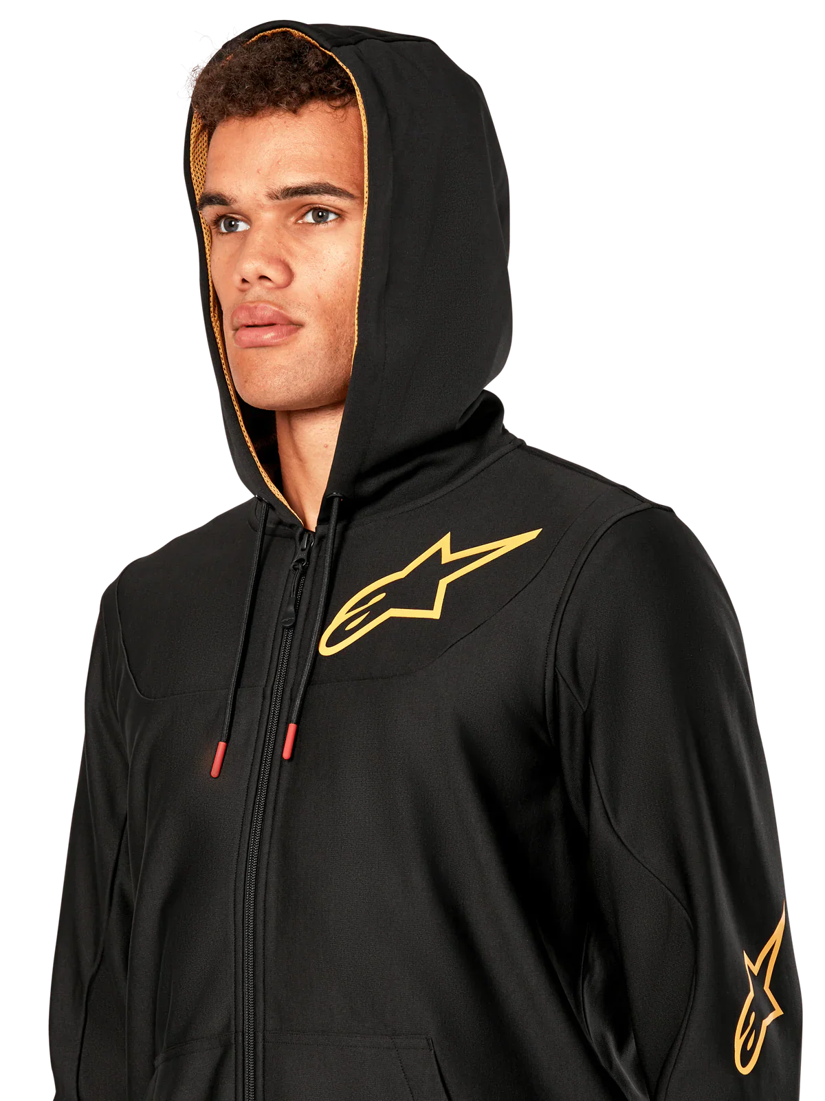 Polerón Alpinestars Session V3 Negro Dorado - Image 2