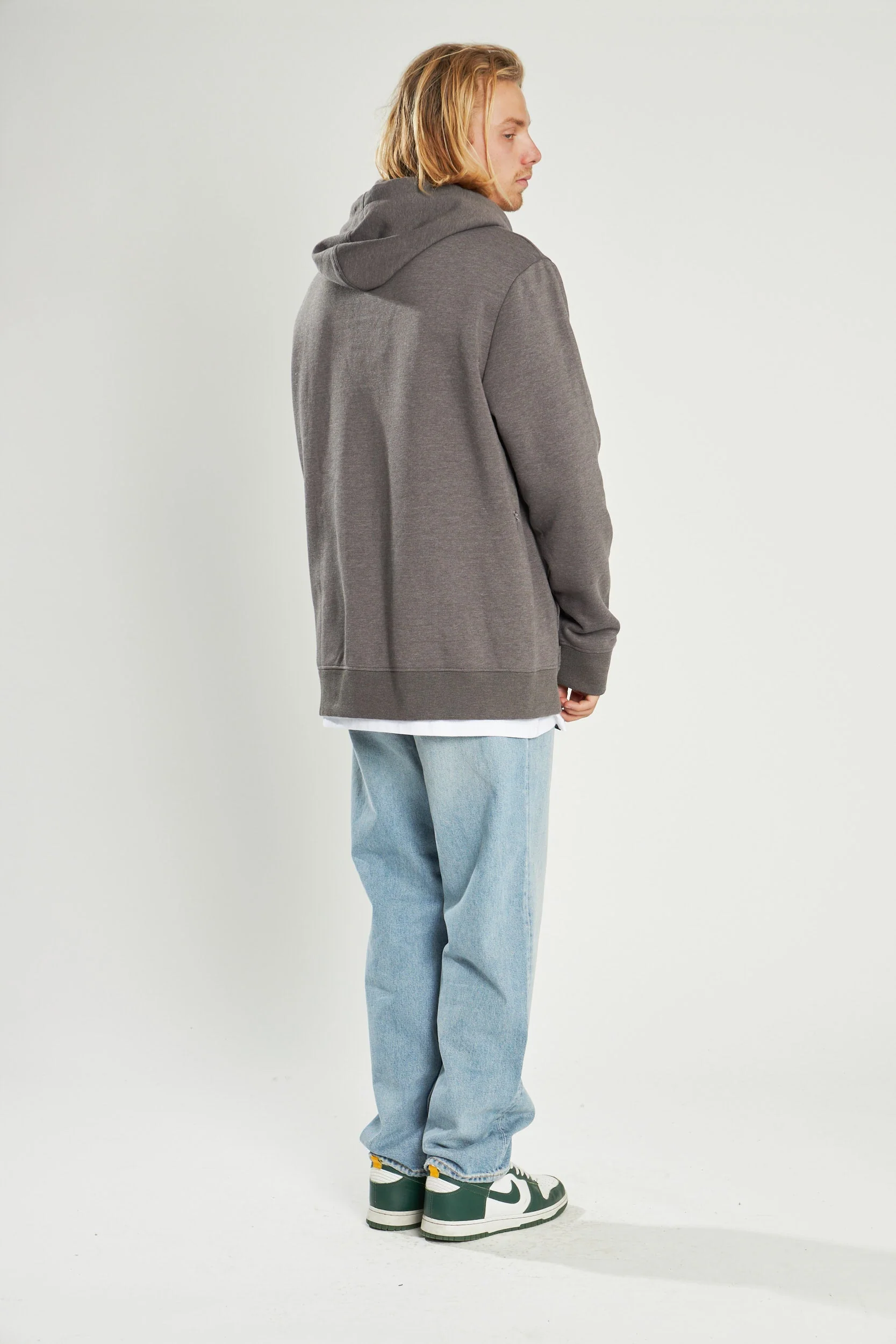 Poleron Gris Con Cierre Full Zipper - Image 3