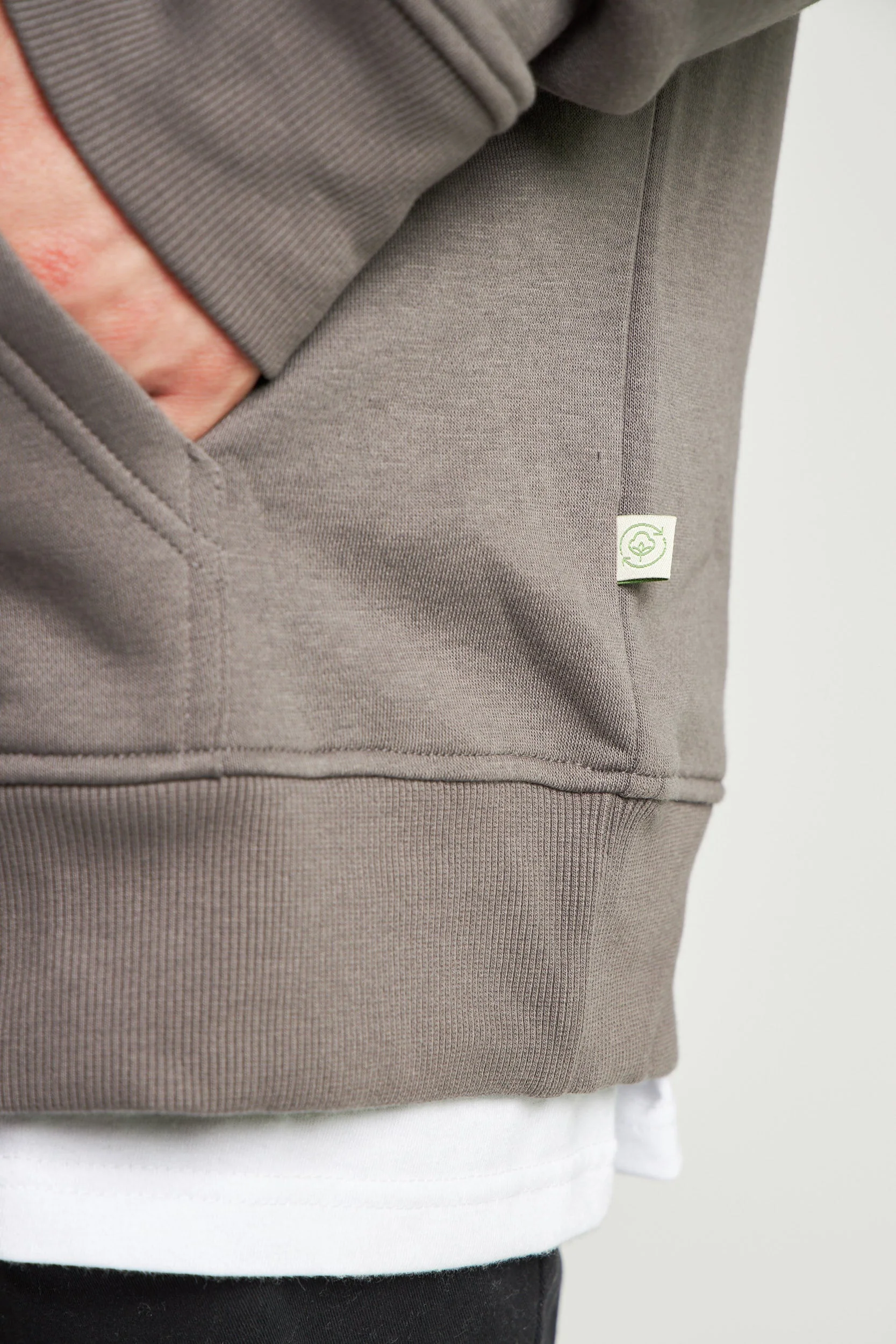 Poleron Hoodie Hombre The Best Gris - Image 5
