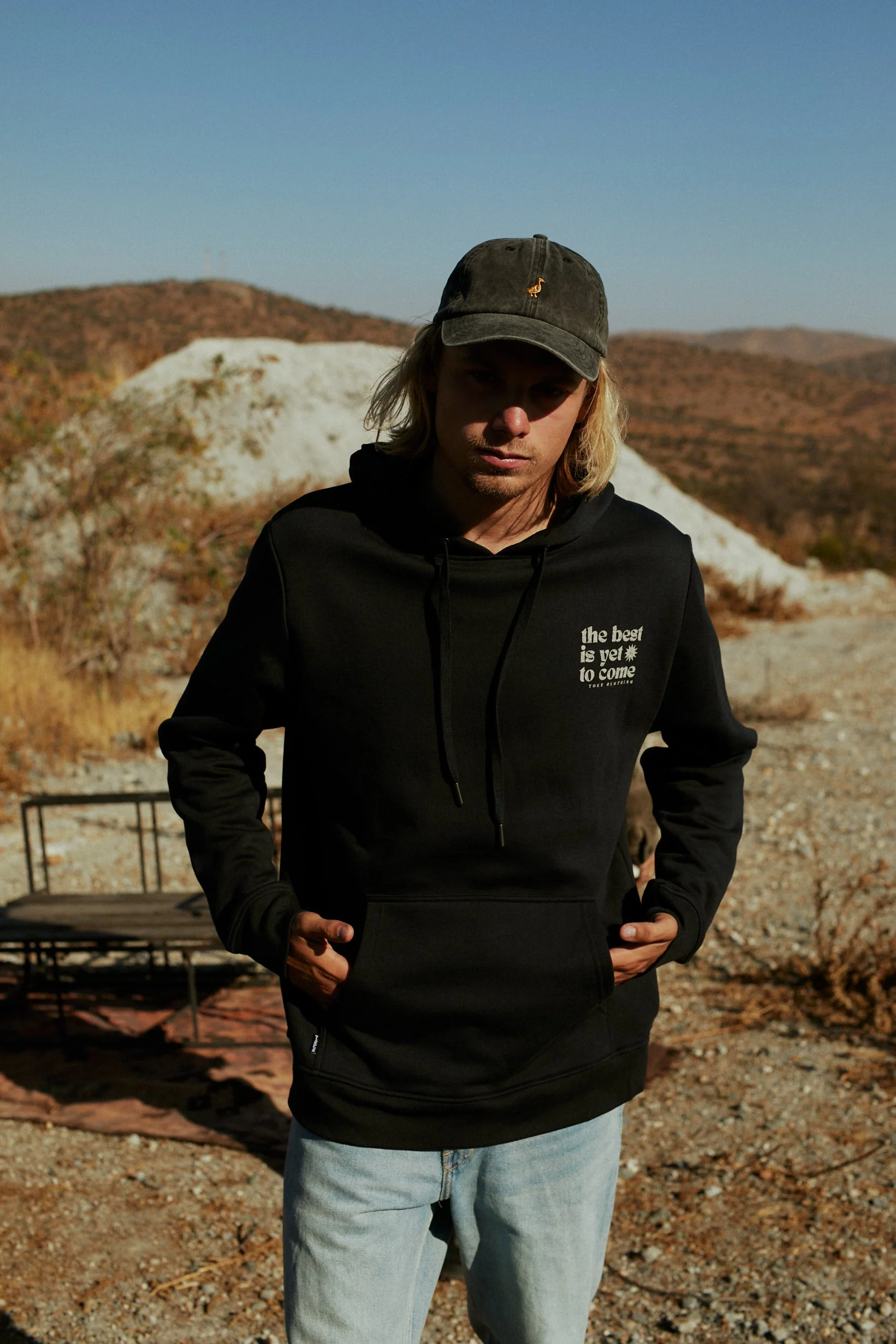 Poleron Hoodie Hombre The Best Negro - Image 2