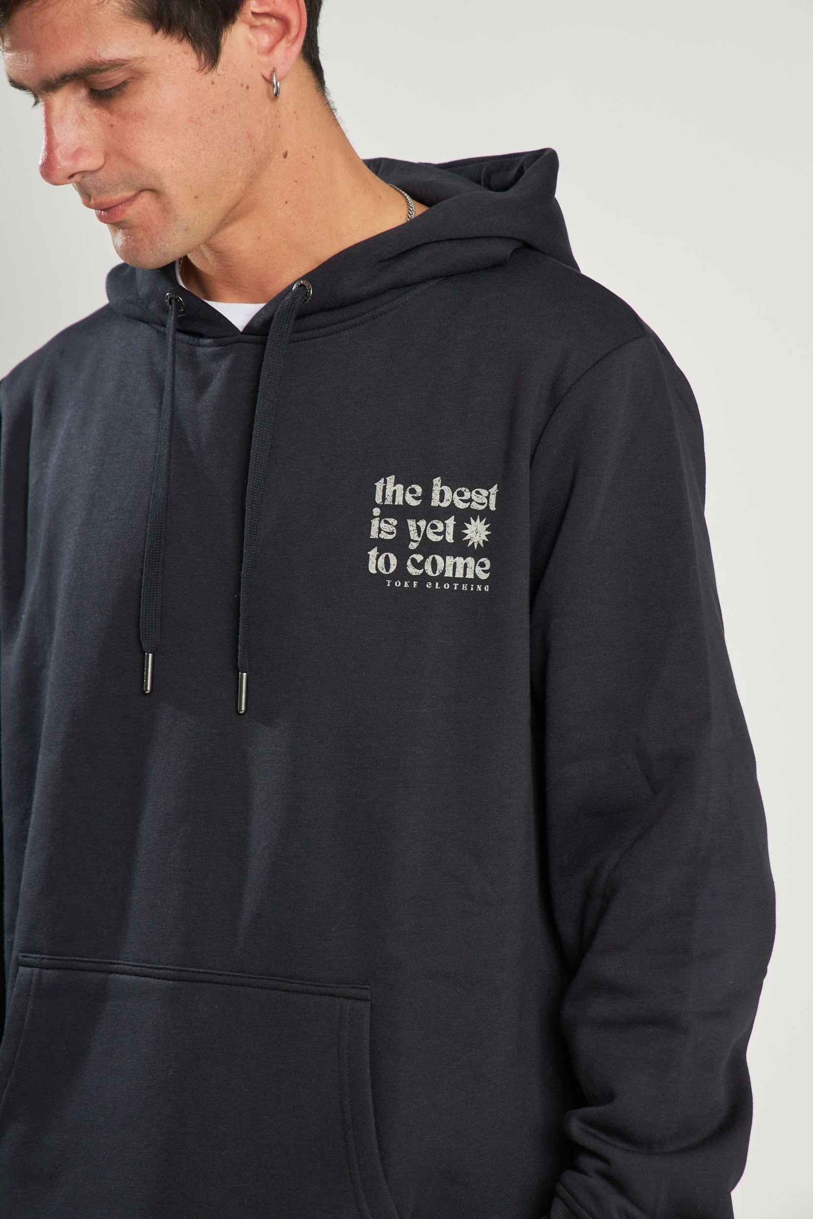 Poleron Hoodie Hombre The Best Negro - Image 3