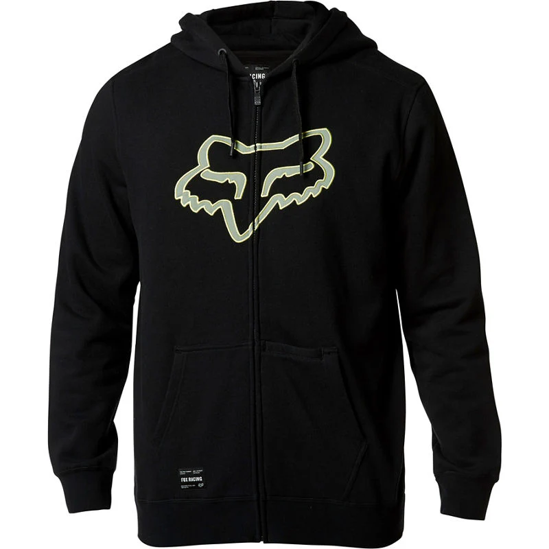 Polerón Lifestyle Abierto Destrakt Negro/Verde Fox Racing