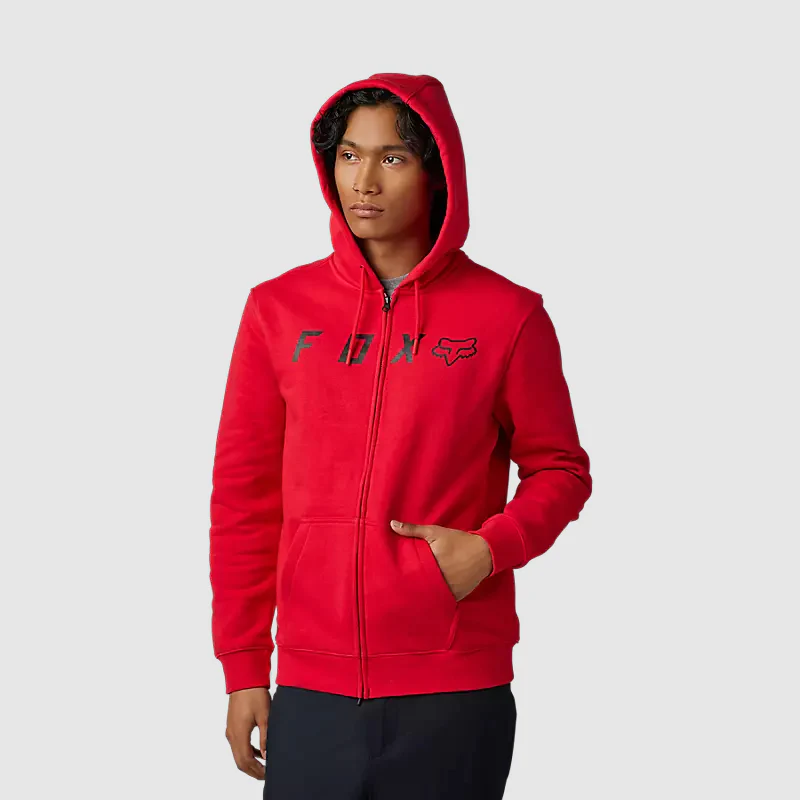Poleron Lifestyle Absolute Zip Rojo Fox - Image 2