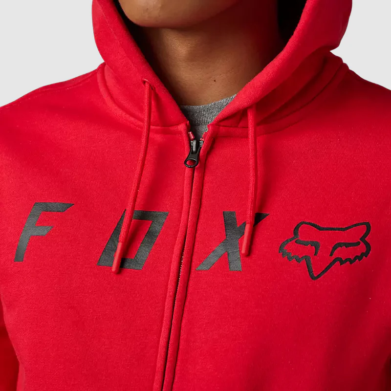 Poleron Lifestyle Absolute Zip Rojo Fox - Image 4