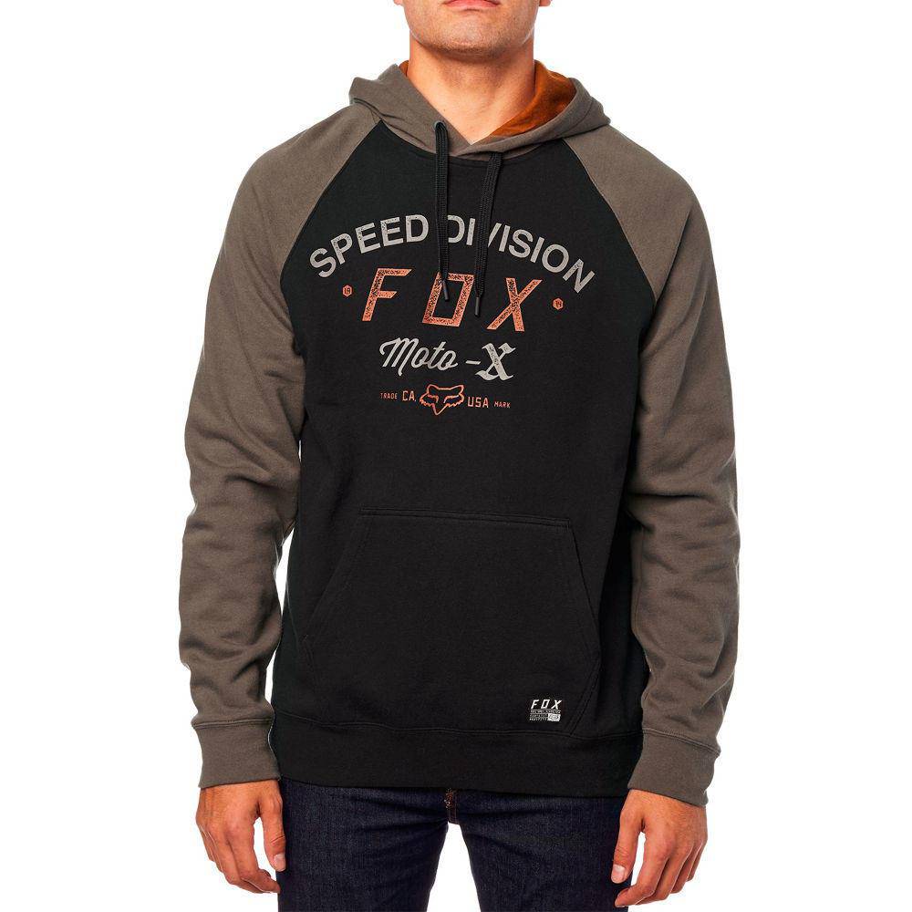 Poleron Lifestyle Archery Negro Fox Racing