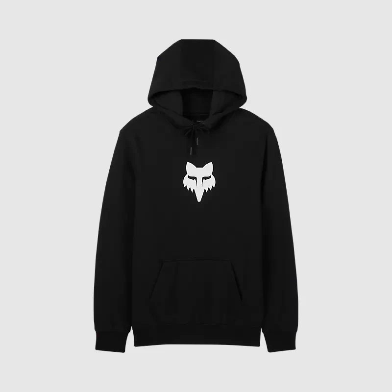 Poleron Lifestyle Canguro Fox Head Negro/Blanco Fox (Open Box)