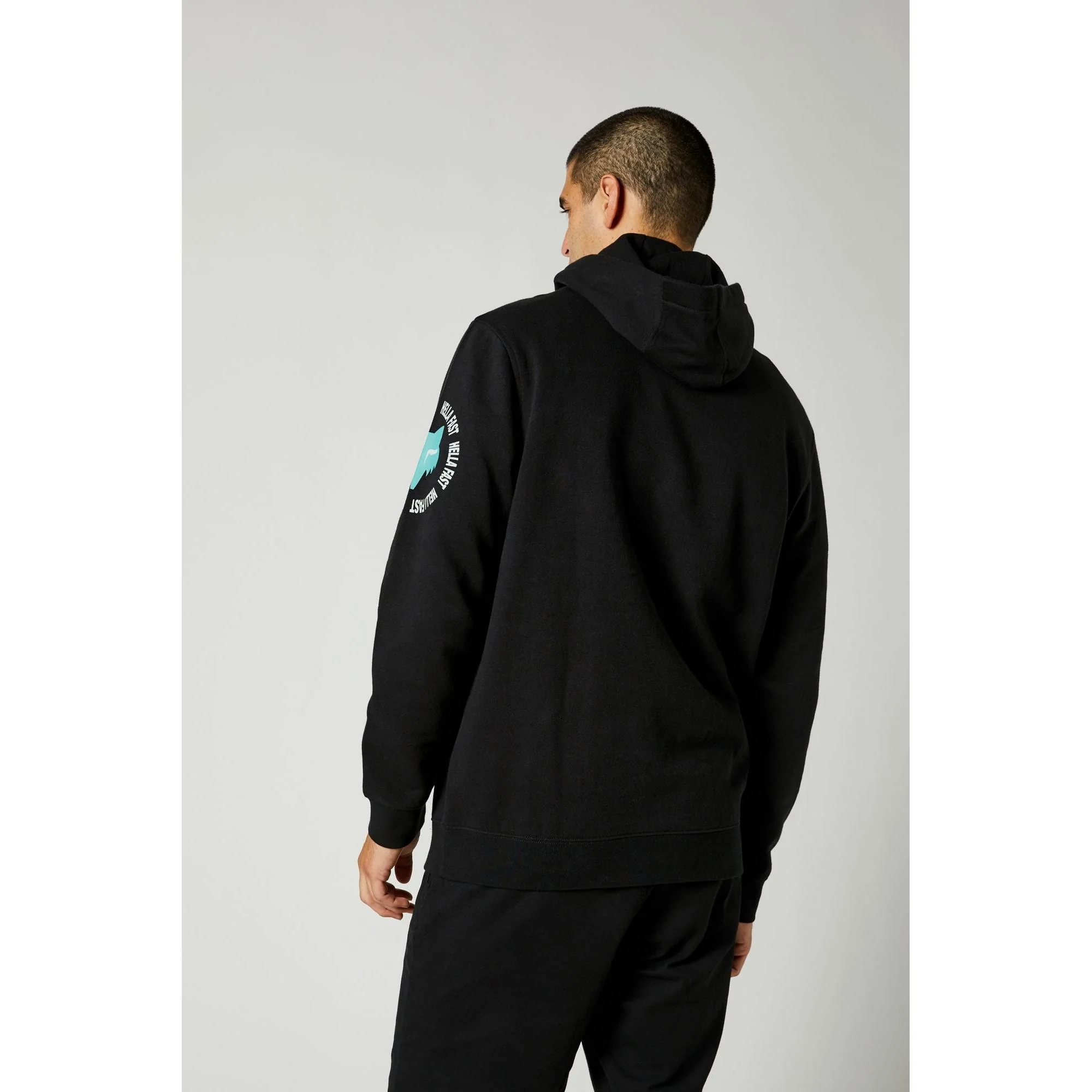 Poleron Lifestyle Canguro Mawlr Negro Fox Racing - Image 3