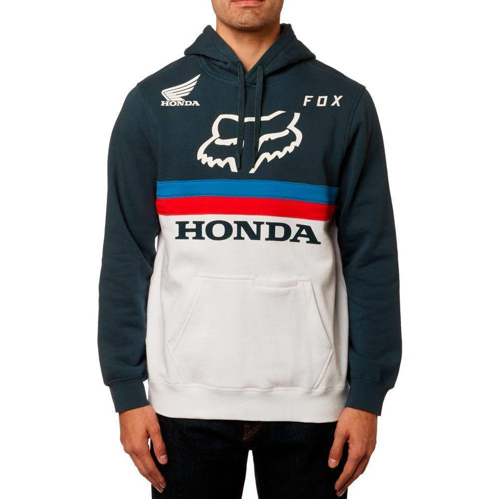 Poleron Lifestyle Fox Racing Honda Azul Blanco Fox Racing