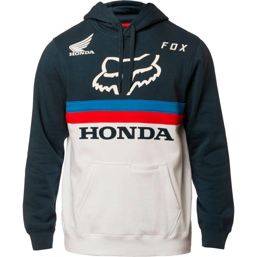 Poleron Lifestyle Fox Racing Honda Azul Blanco Fox Racing - Image 3