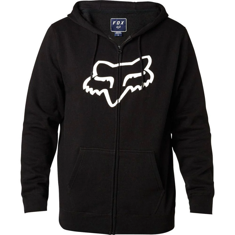 Poleron Lifestyle Legacy Fox Racinghead Zip Negro Fox Racing - Image 3