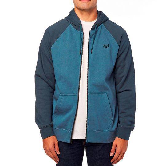 Poleron Lifestyle Legacy Zip Azul Fox Racing - Image 3