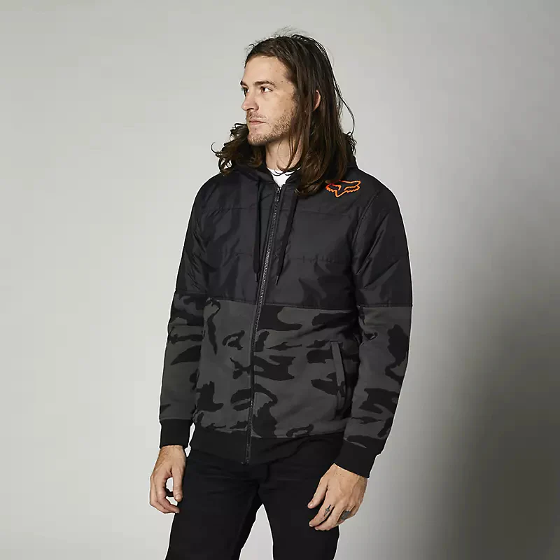 Poleron Lifestyle Lindon Sasquatch Negro Camo Fox Racing