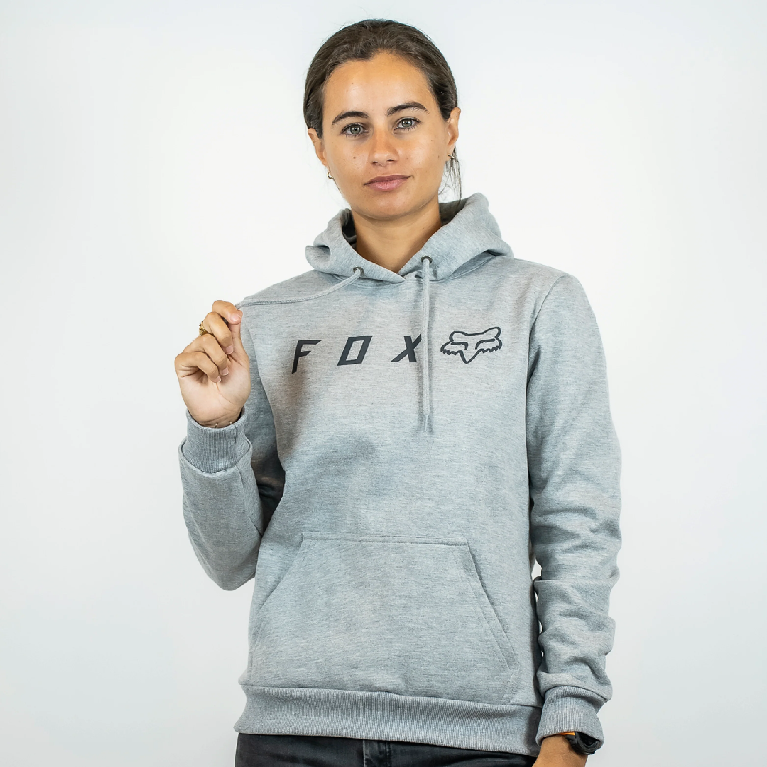Poleron Lifestyle Mujer Absolute Po Gris Fox