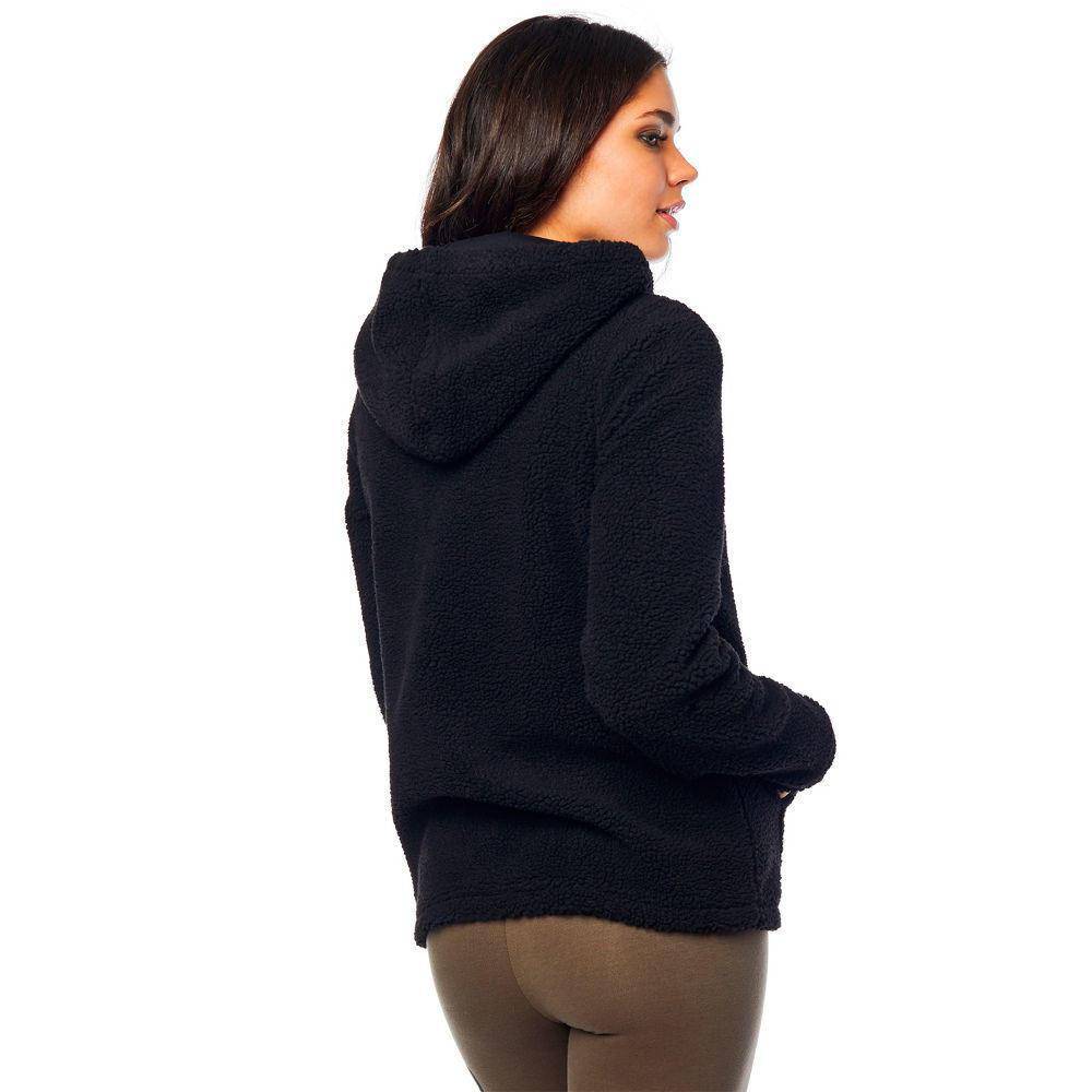 Poleron Lifestyle Mujer Road Raider Sherpa Negro Fox Racing. - Image 2