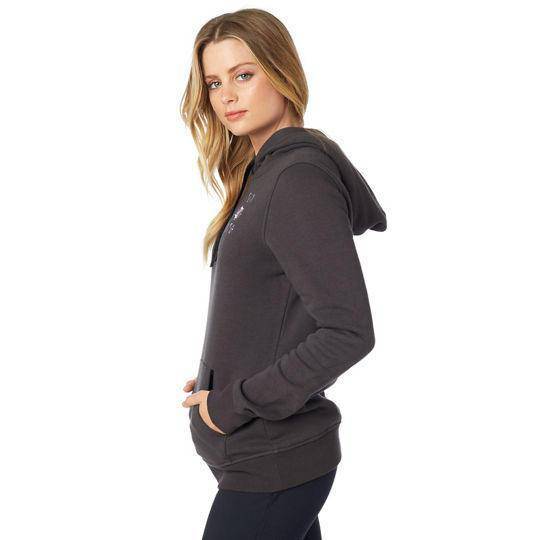 Poleron Lifestyle Mujer Rosey Negro Fox Racing. - Image 3