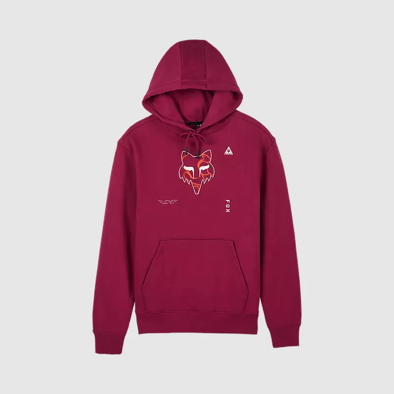 Poleron Lifestyle Mujer Withered Burdeo Fox