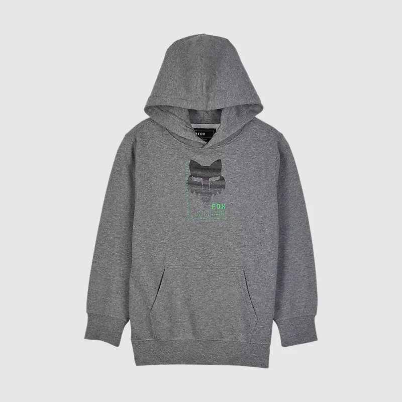Poleron Lifestyle Niño Canguro Dispute Gris Fox