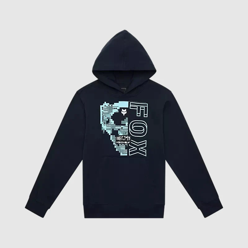 Poleron Lifestyle Niño Image Skull Azul Fox