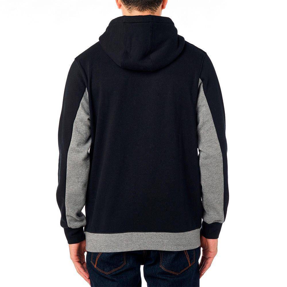 Poleron Lifestyle Streak Negro Gris Fox Racing - Image 2