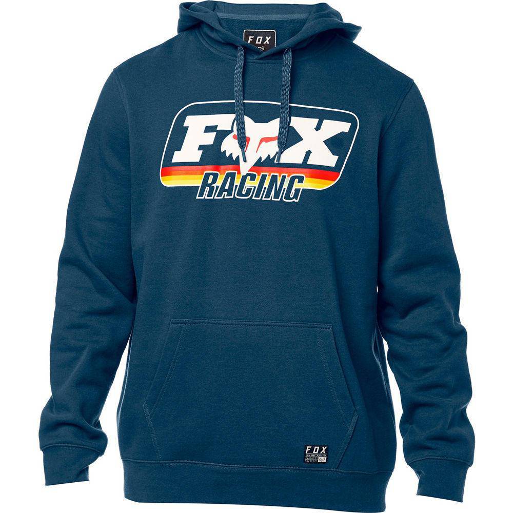 Poleron Lifestyle Throwback Azul Fox Racing. - Image 4