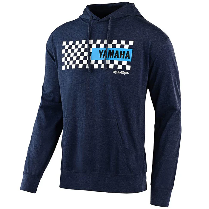 Polerón Yamaha Checkers Azul Troy Lee Designs