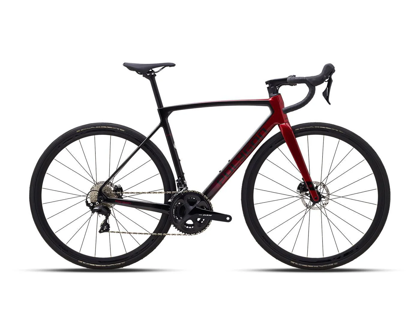Polygon Bicicleta Strattos S7D Red