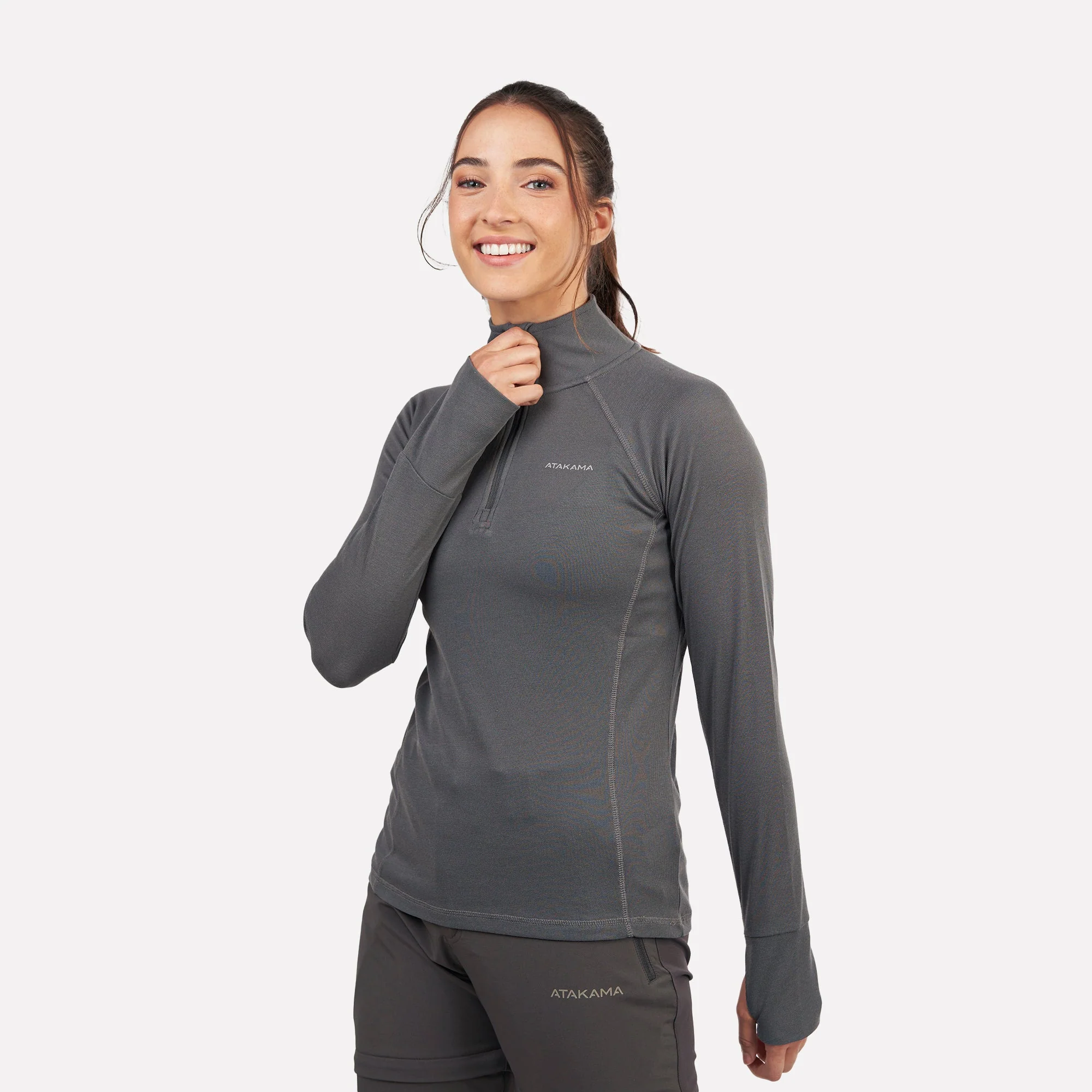Primera capa térmica VentoFit mujer Gris - Image 3