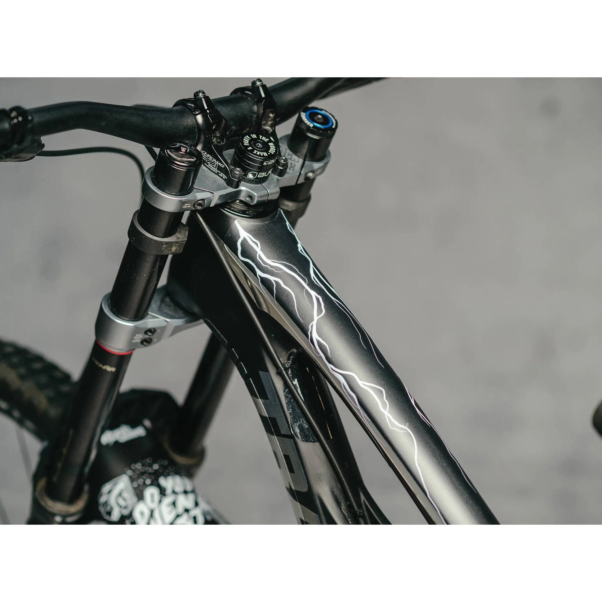 Protector Cuadro Bicicleta Pro Full Lightning Azul DyedBro