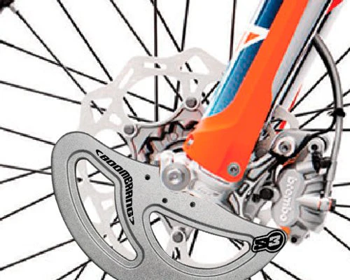 Protector de disco enduro delantero Boomerang (azúl) Sherco - Kayaba | S3 Parts - Image 2