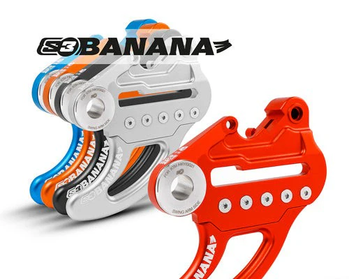 Protector de disco enduro trasero Banana (azúl) KTM/Sherco/Husq/Gas | S3 Engine Parts - Image 2