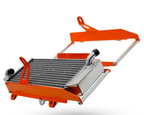 Protector de radiador de aluminio (naranjo) para Ktm, Husqvarna | CrossPro