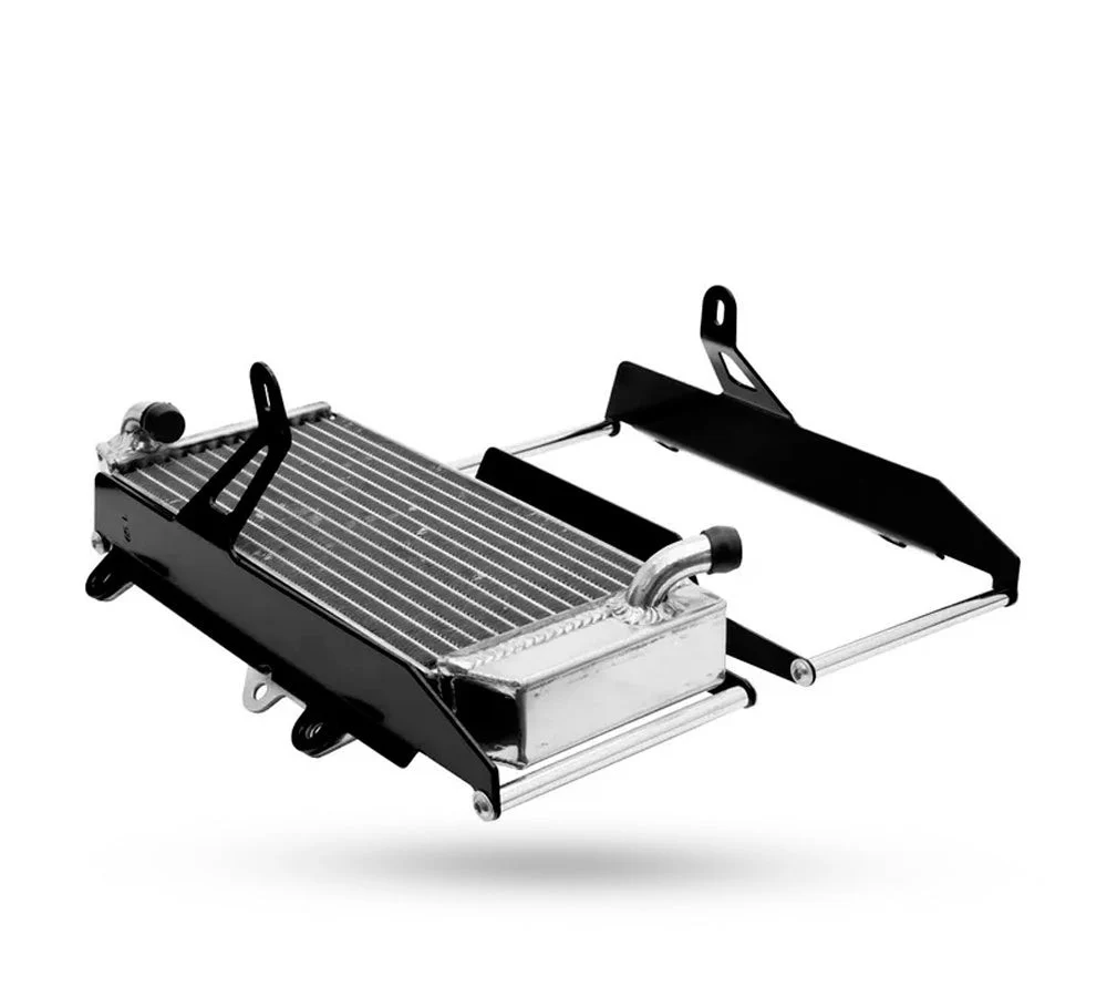 Protector de radiador de aluminio (negro) para Yamaha | CrossPro