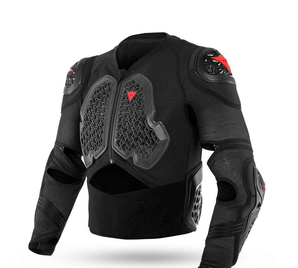Protector integral de pecho, espalda y brazos / Jofa MX1 Safety Jacket Ebony Black | Dainese