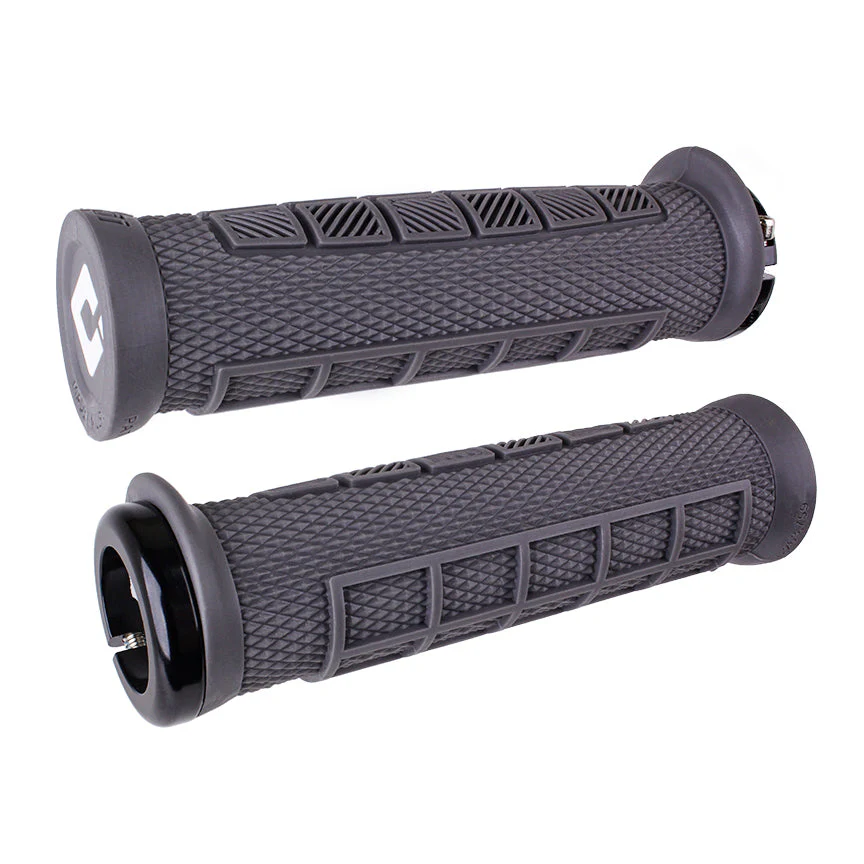 Puños Odi Elite Pro, V2.1 Lock On, Graphite/Black Clam