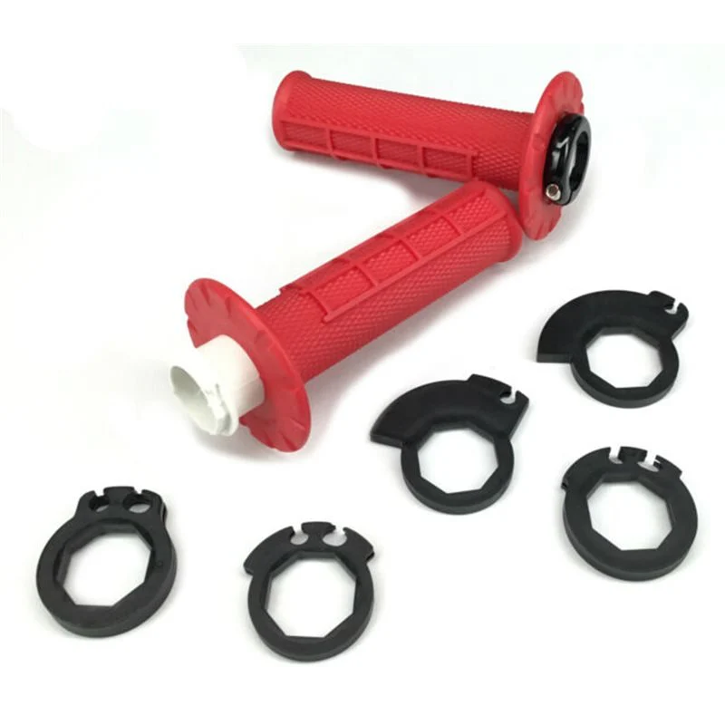 Puños V2 Half-Waffle Mx Lock-On Red Odi Grips - Image 3