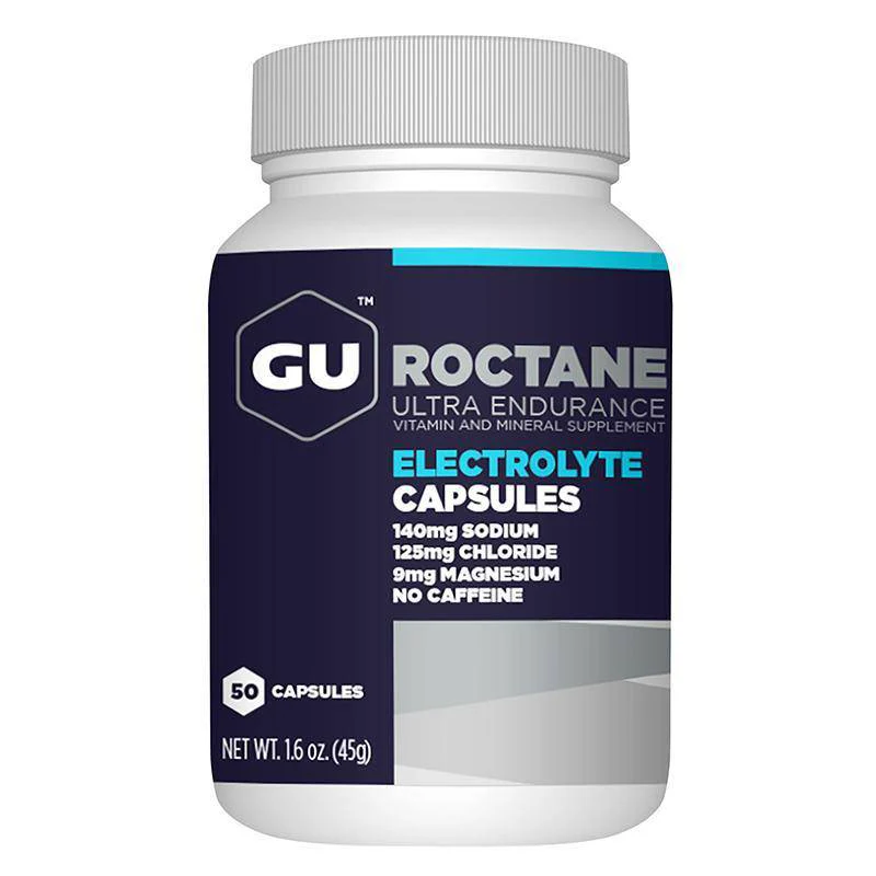 Roctane Electrolyte Capsules, 50ct Bottle GU Energy