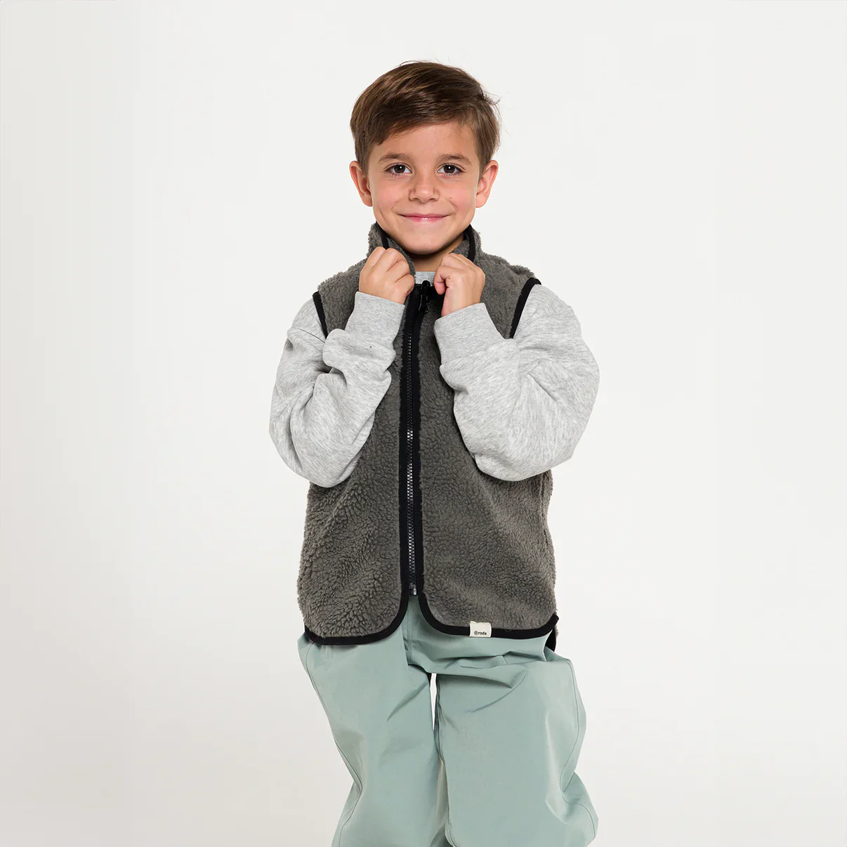 Roda Chaleco Vest Gris - Image 3