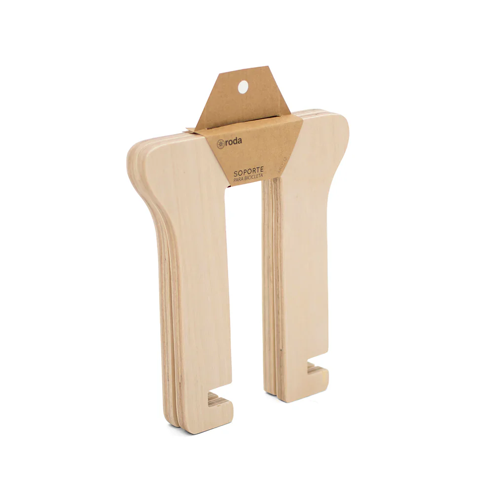 Roda Soporte Bicicleta Madera - Image 4