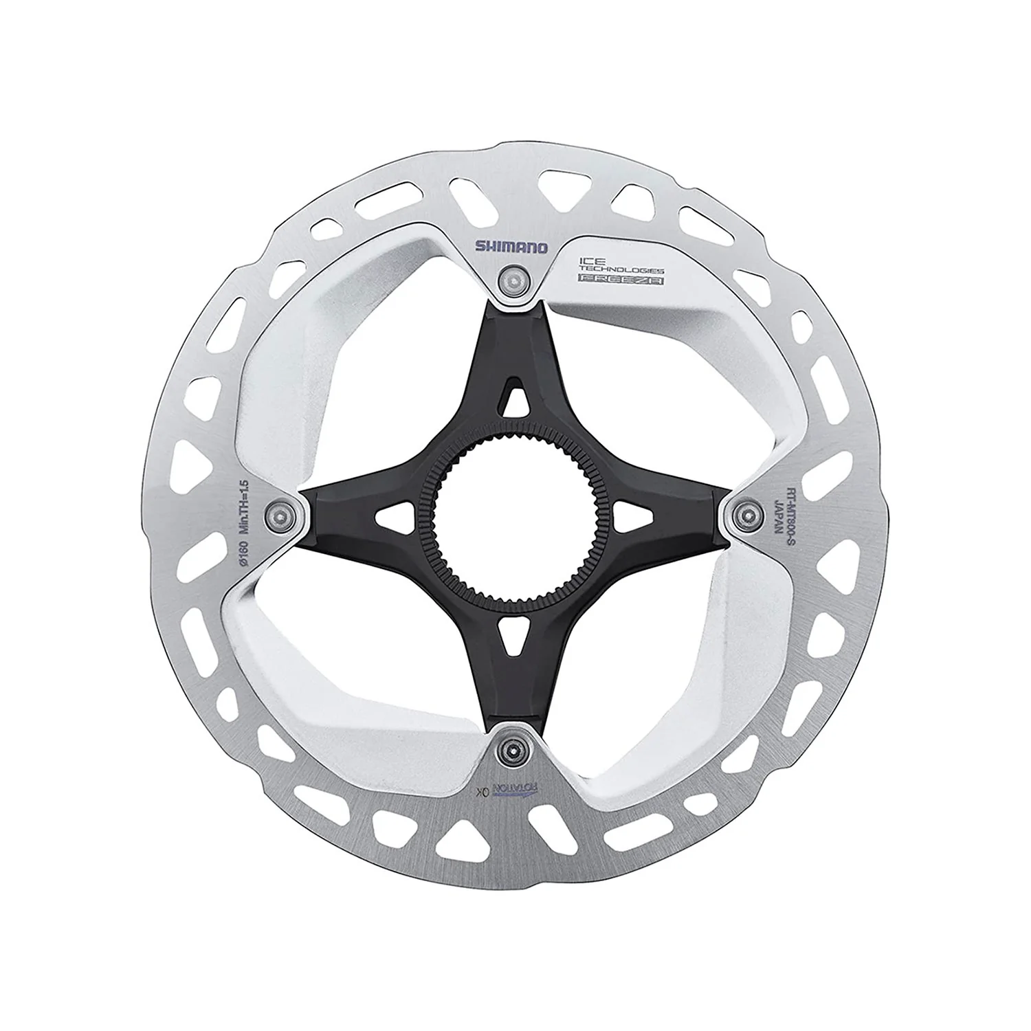 Rotor Freno Disco Rtmt800 Shimano Ss 140Mm Lock Ring External Serration. Irtmt800Sse