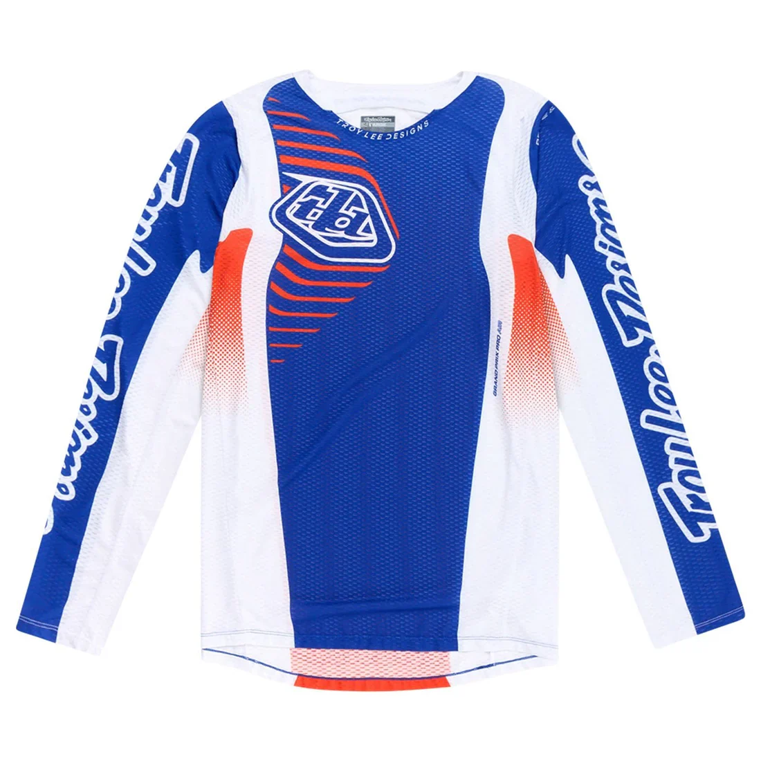Troy Lee Designs Polera de Moto GP Pro Air Ripple Azul / Naranjo