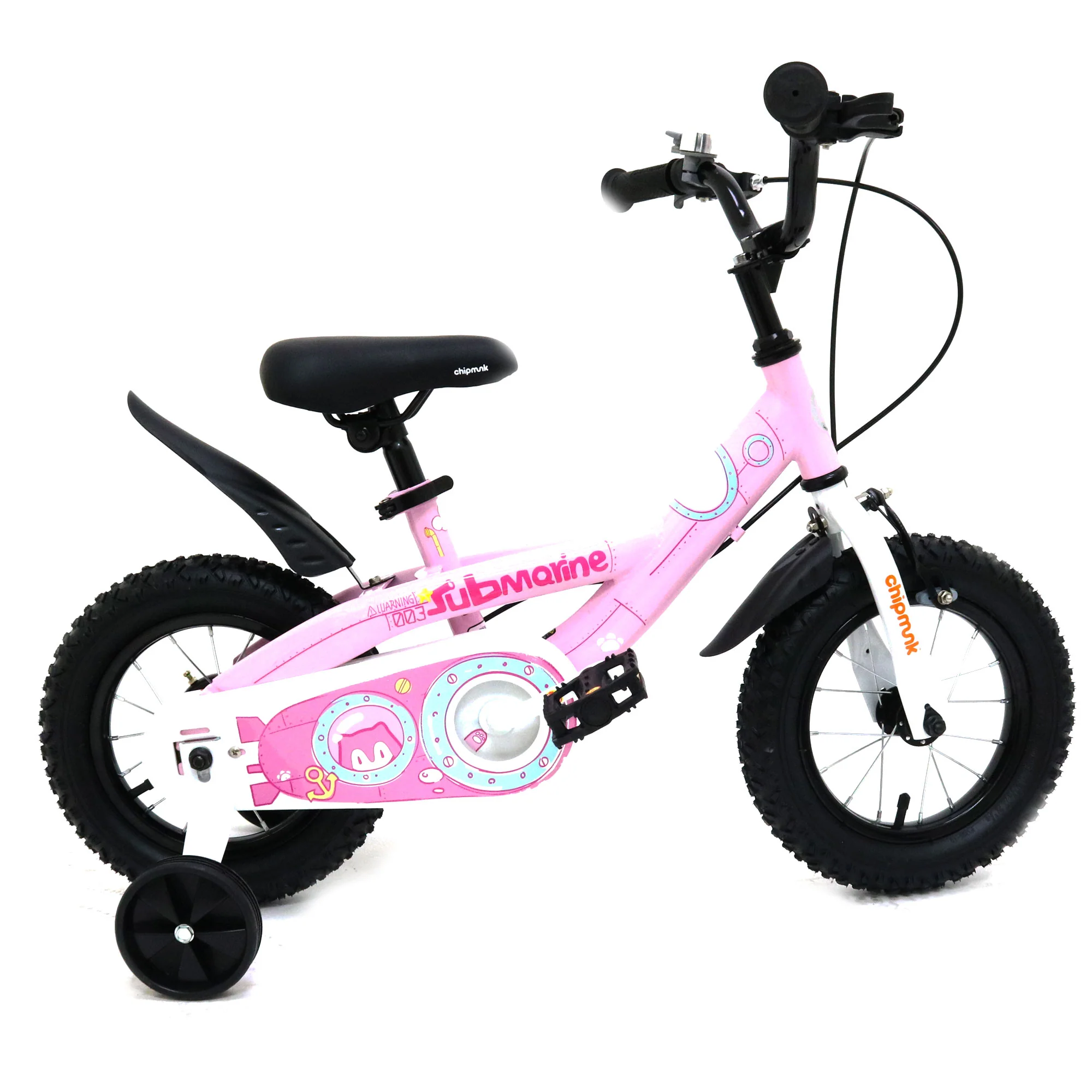 Royal Baby Bicicleta Chipmunk Niño 12 Submarine Rosa