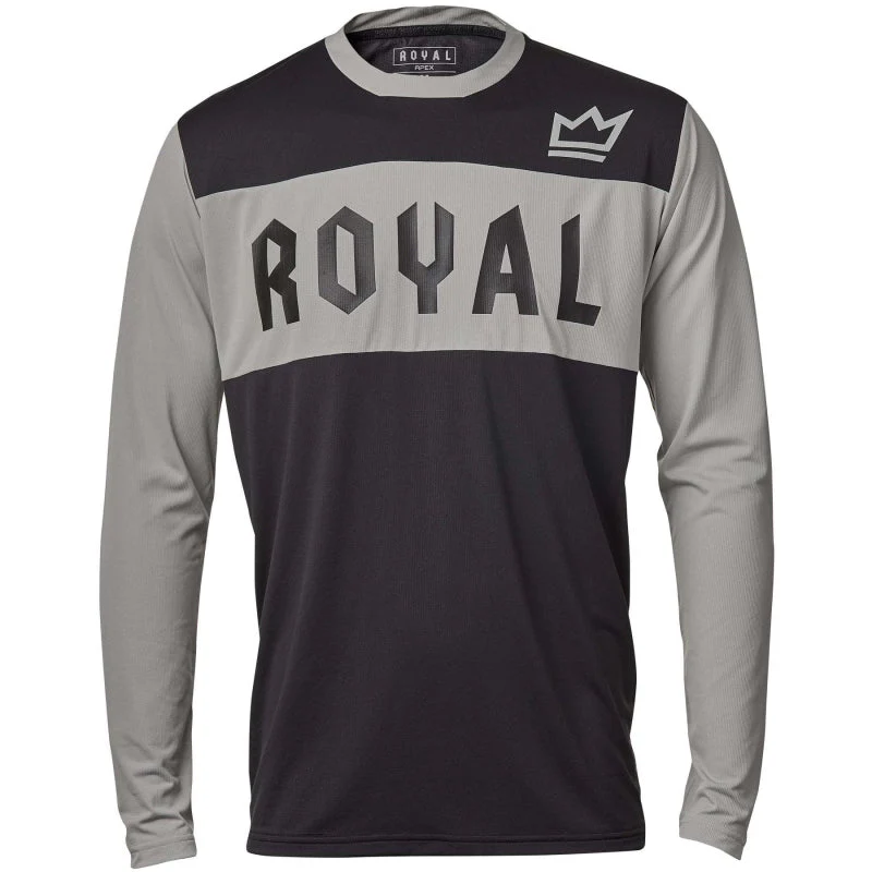 Royal Racing Jersey Apex Ls Grey/Black