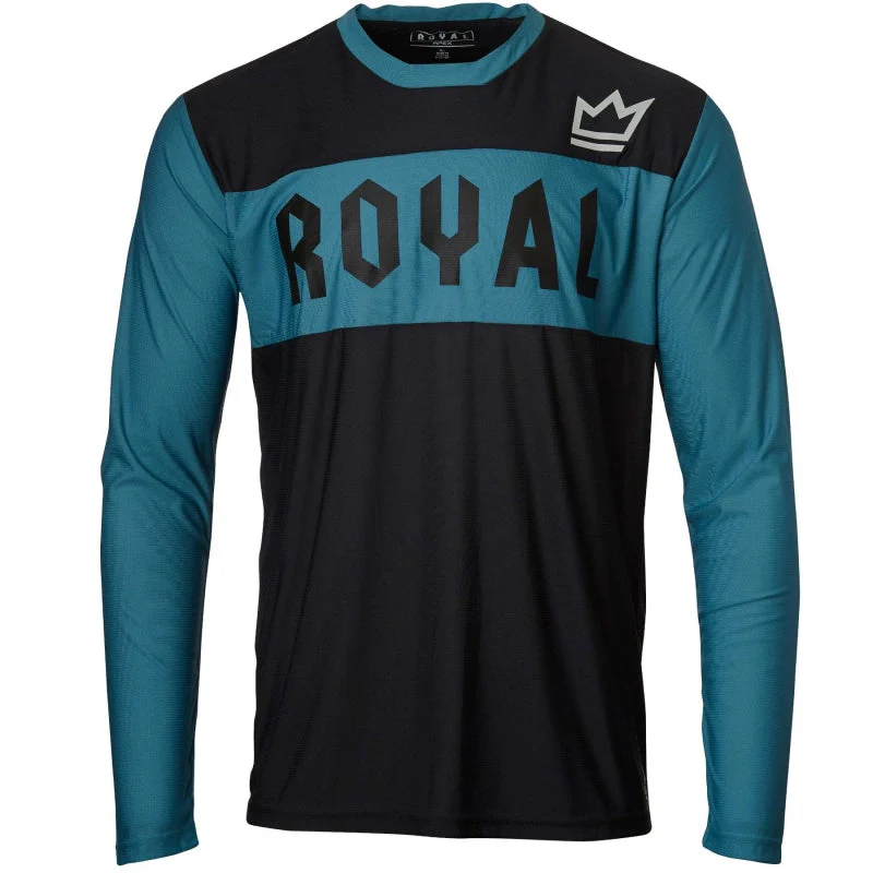 Royal Racing Jersey Apex Ls Steel Blue/Black