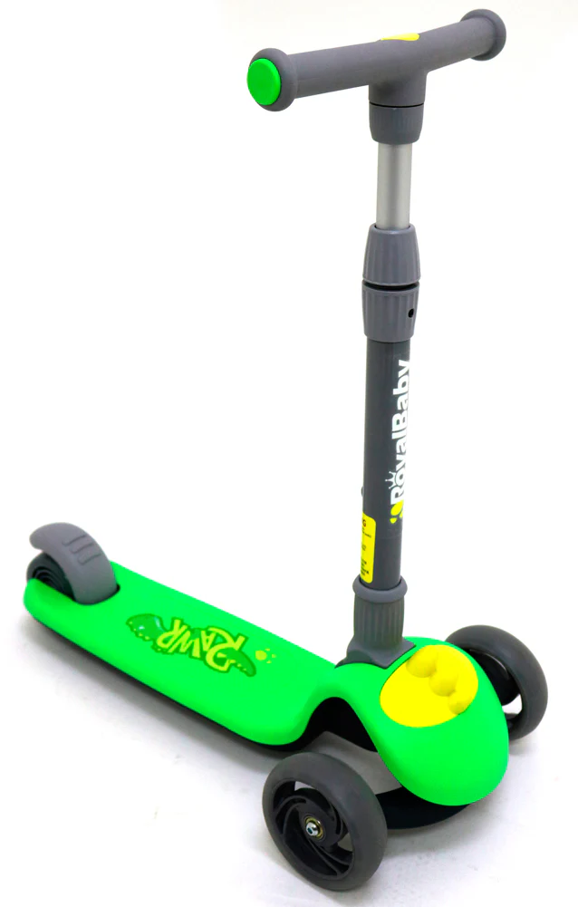 Scooter Royal Baby Infantil Dinozaur Rawr Verde